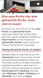 Mobile Screenshot of gebrauchte-und-neue-kuechen.de